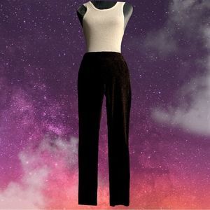 SOHO Apparel Ltd stretch skinny damask pattern slip on pants